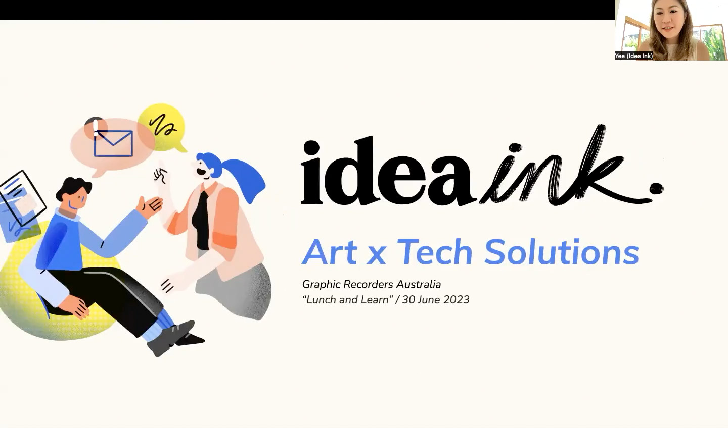 Lunch & Learn: IdeaInk Art x Tech Solutions - Graphic Recorders Australia